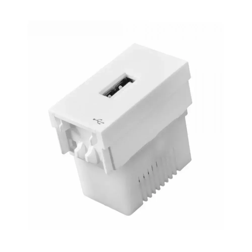 Módulo tomada usb 2A branco vivaz Ilumi — fotografia 2
