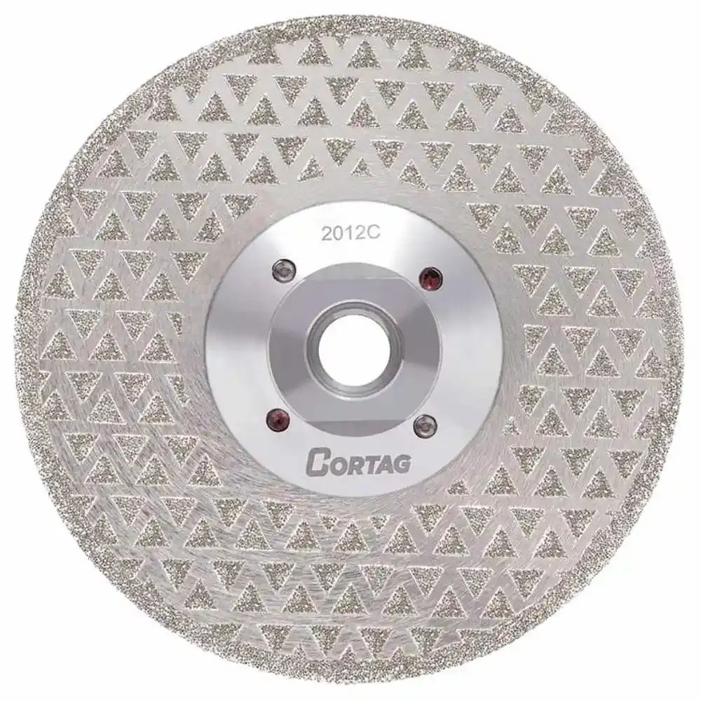 Disco de corte 4,1/2POL 22mm Diamantado para Porcelanato e Vidro CORTAG — fotografia 3