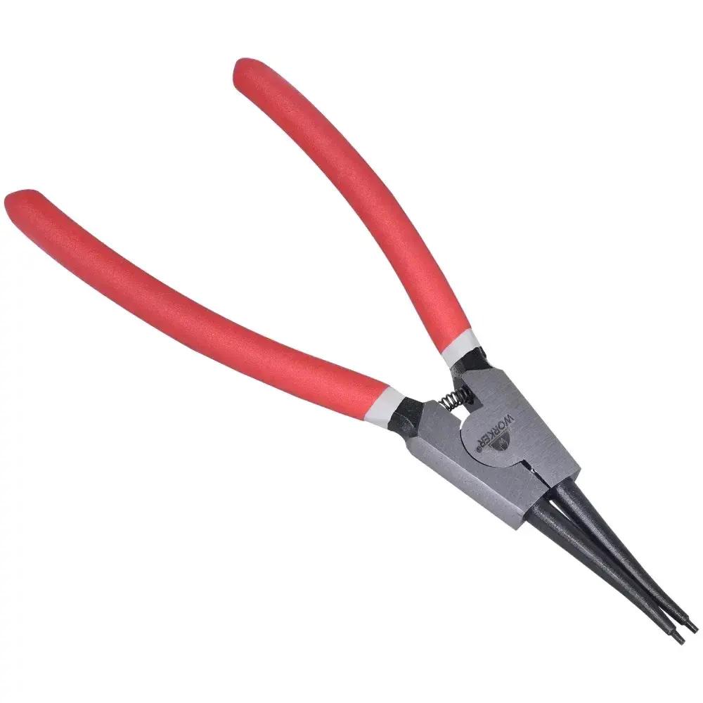 Alicate para anel bico reto externo 7” 20842 Worker — fotografia 9