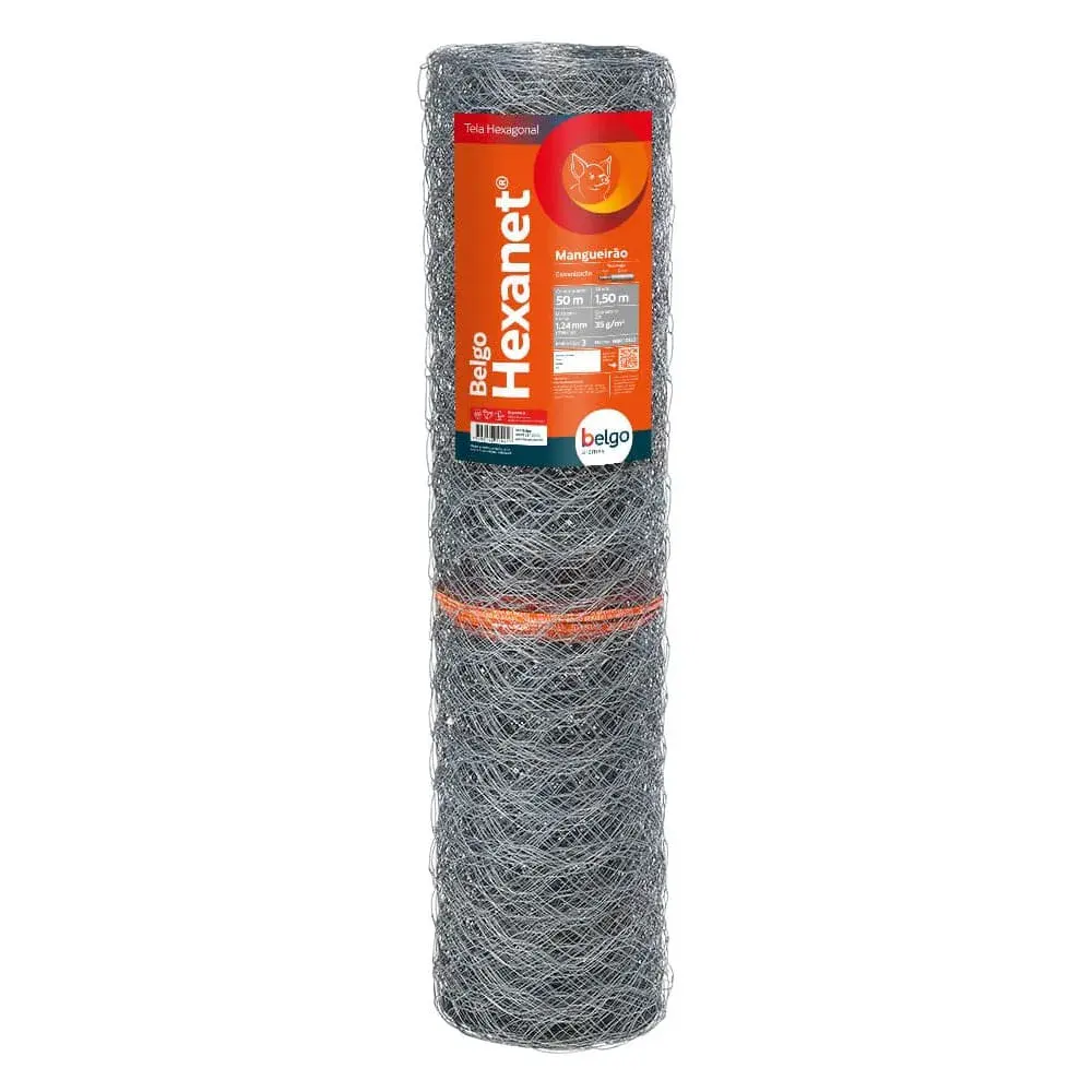 Tela mangueirão galvanizado 3X16 1,50X50M Belgo — fotografia de referência