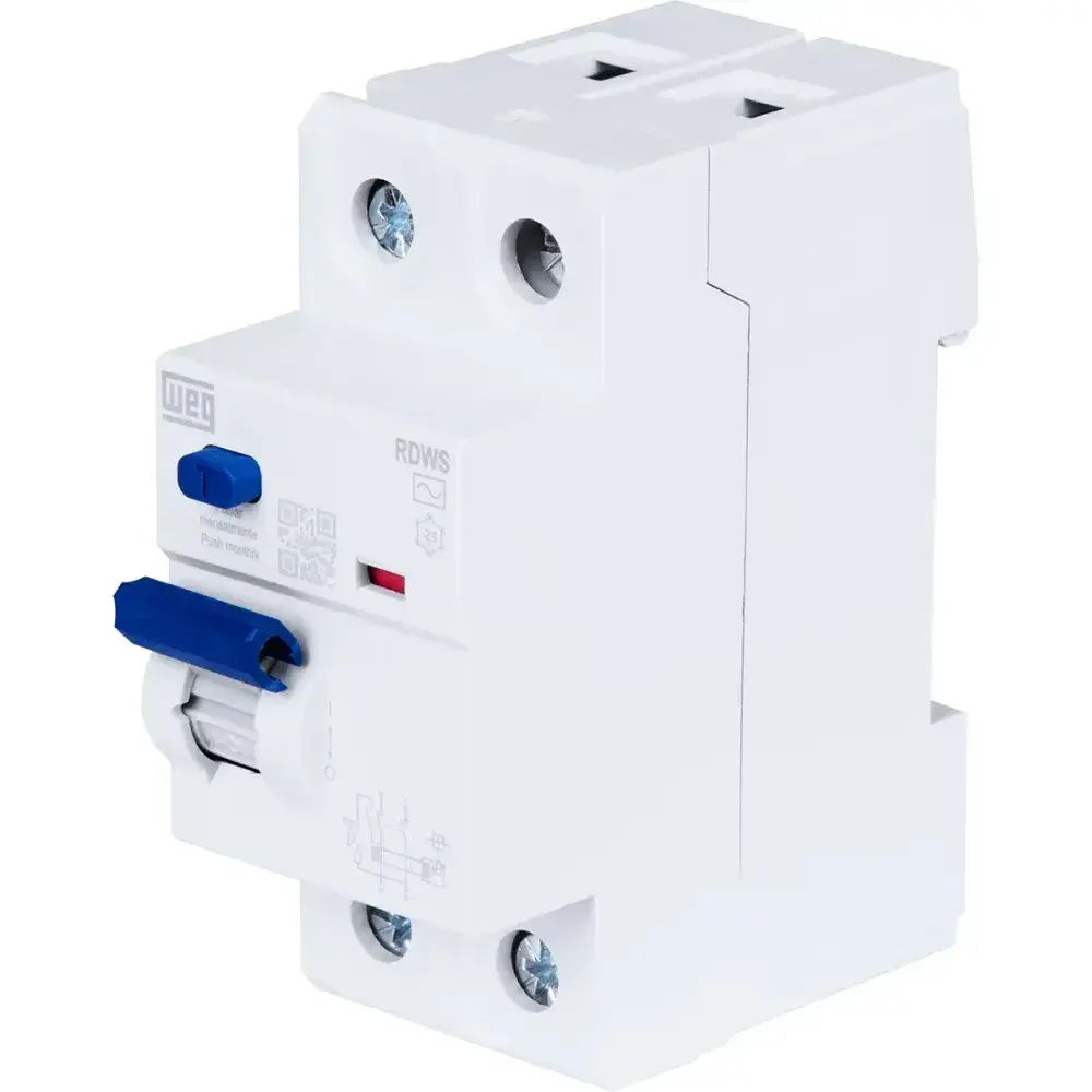 Interruptor dr rdw bipolar 25A 30MA WEG — fotografia 4