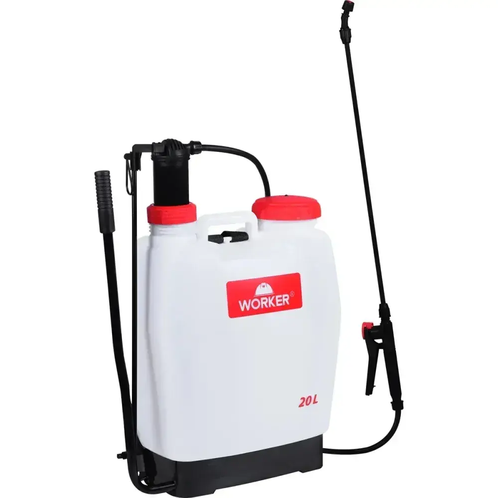 Pulverizador costal manual 20L resistente Worker — fotografia 7