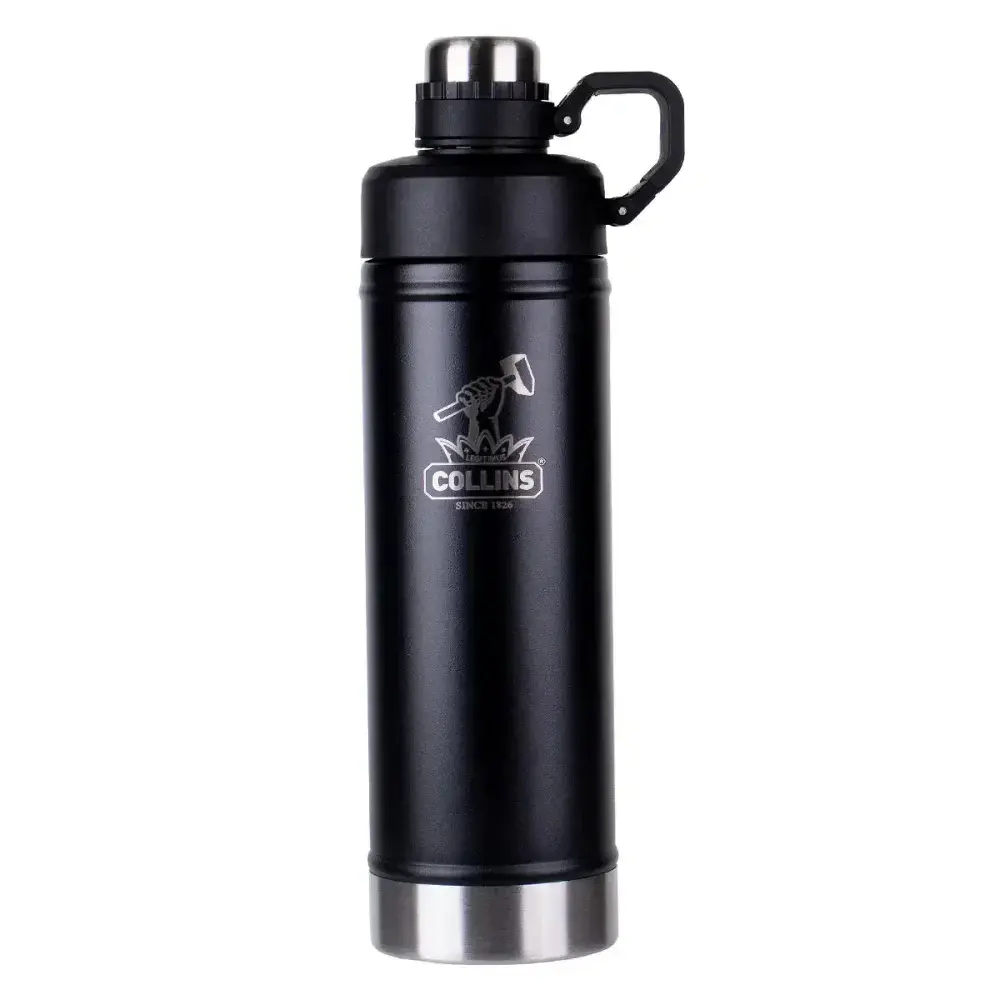 Squeeze térmico aço inox 750ML preto Collins — fotografia 6