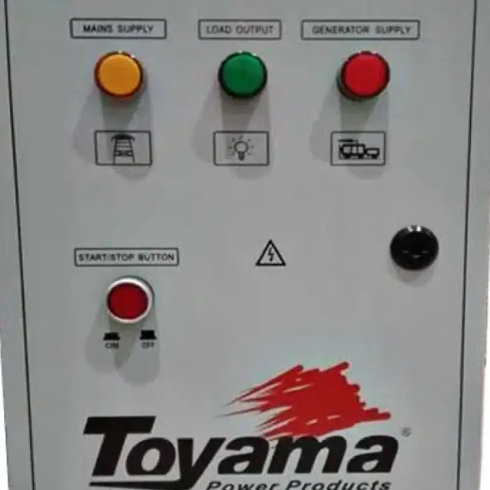 Painel ATS de transferência para geradores a diesel trifásico 12KVA Toyama — fotografia 4