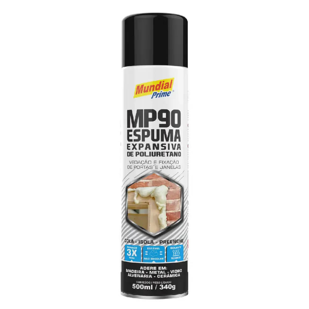 Espuma expansiva poliuretano 500ML AE05000006 Mundial prime — fotografia de referência