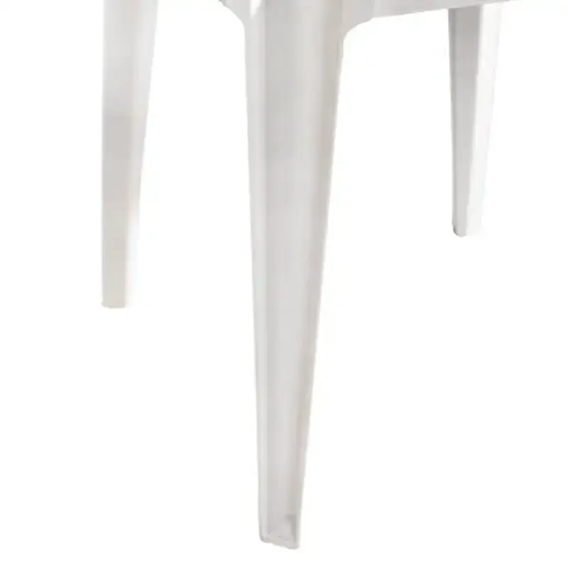 Mesa firenze 72 CM branca empilhável kit com 4 unidades dolfin — fotografia 4