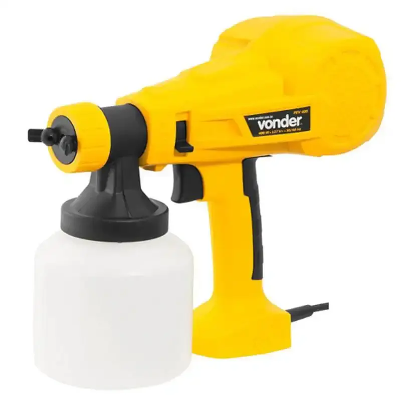 Pistola de pintura e pulverizadora elétrica 320W PEV400 Vonder 110 V — fotografia de referência