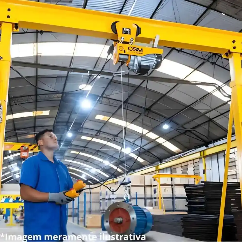 Guincho elétrico 100 a 200 KG monofásico TEC GT CSM 110 V — fotografia 6