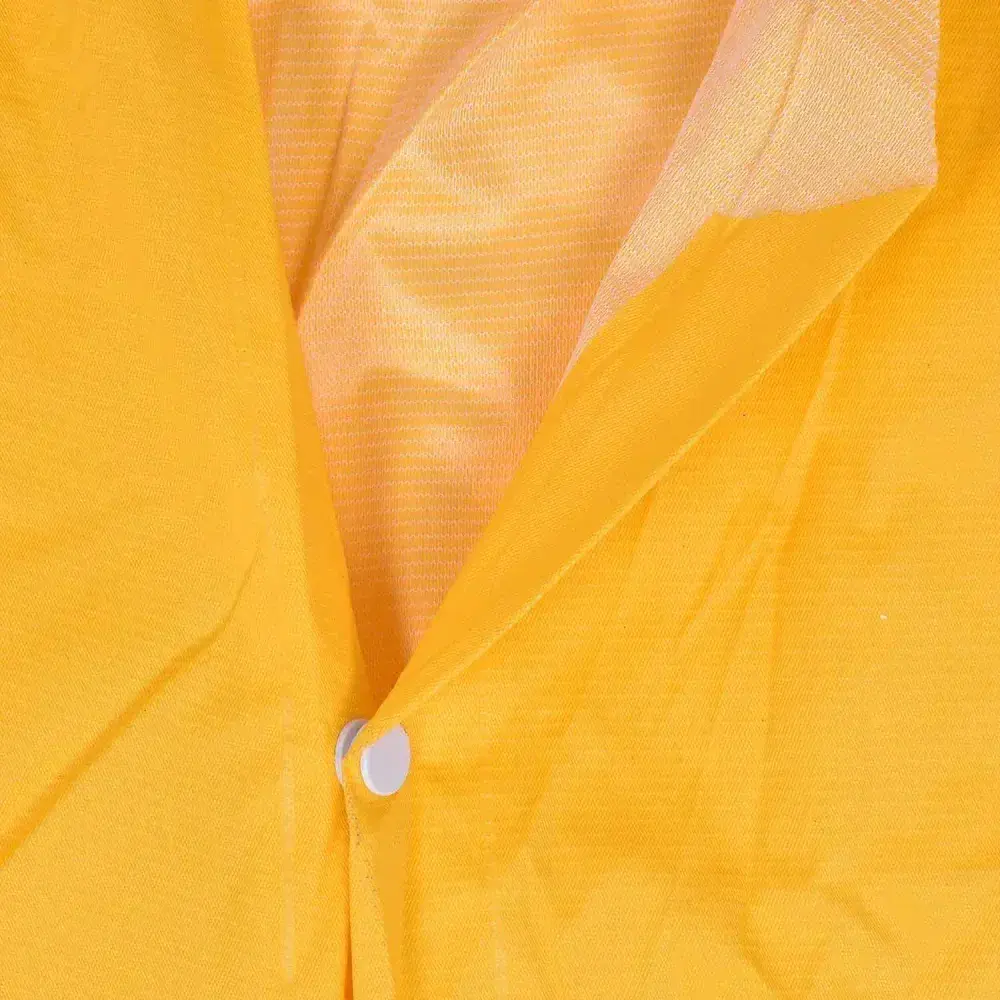 Capa de chuva amarela pvc com forro tamanho gg Worker — fotografia 10