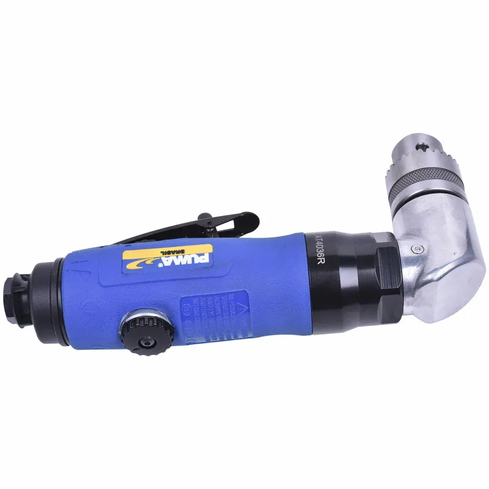 Furadeira angular pneumática reversível 3/8 90PSI 1800RPM Puma — fotografia 4