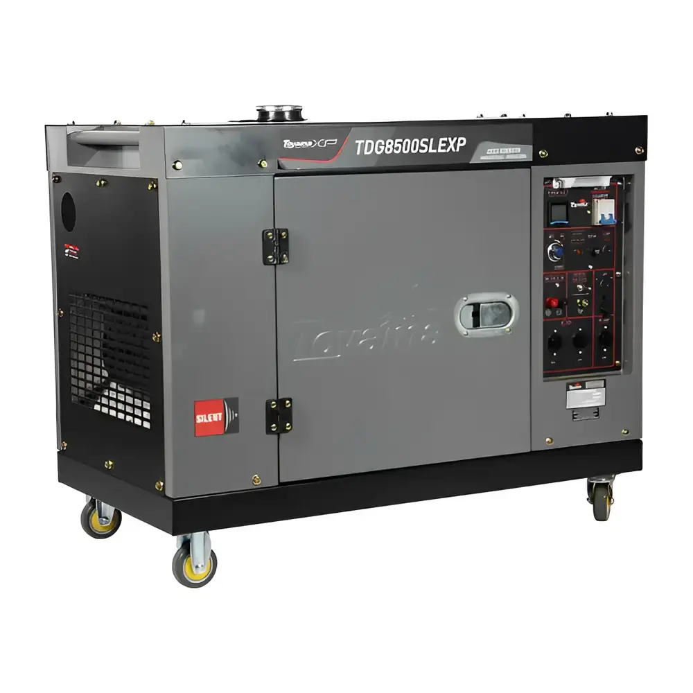 Gerador á Diesel 7 KVA Mono Bivolt Silencioso com Partida Elétrica 251-074 TOYAMA — fotografia 3