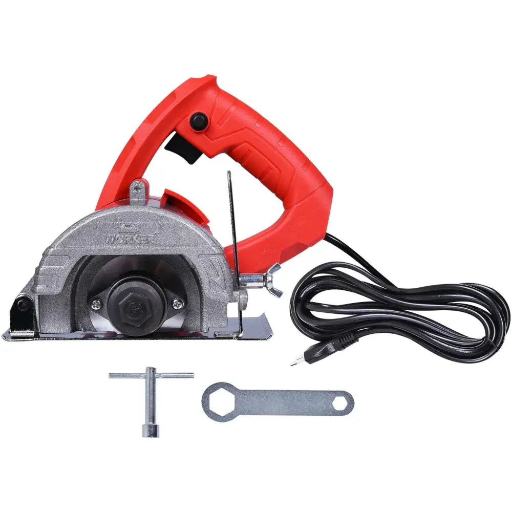 Serra mármore com 2 chaves 4.3/8 12000RPM 1300W 220V Worker — fotografia de referência