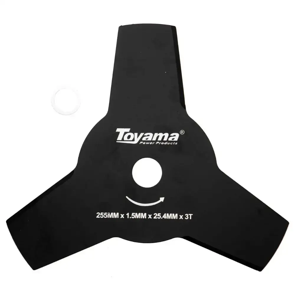 Lâmina para roçadeira 3 pontas 255MM x 1,5MM x 25,4MM Toyama