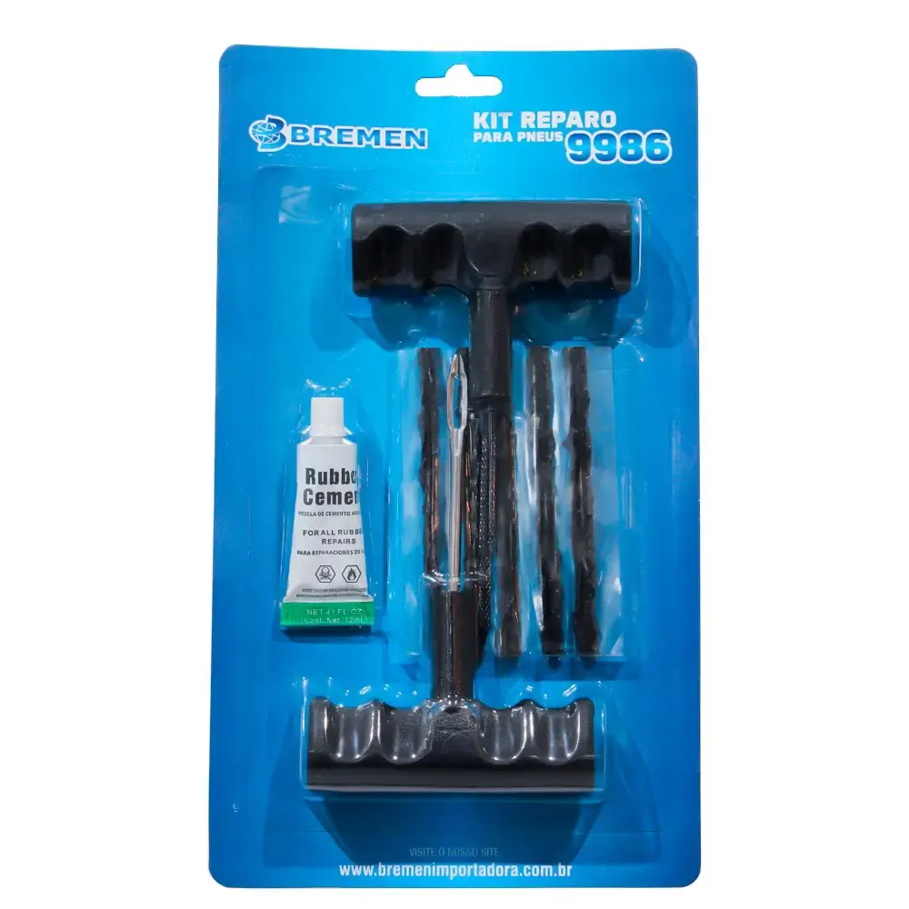 Kit reparo para pneus sem câmara 9986 Bremen