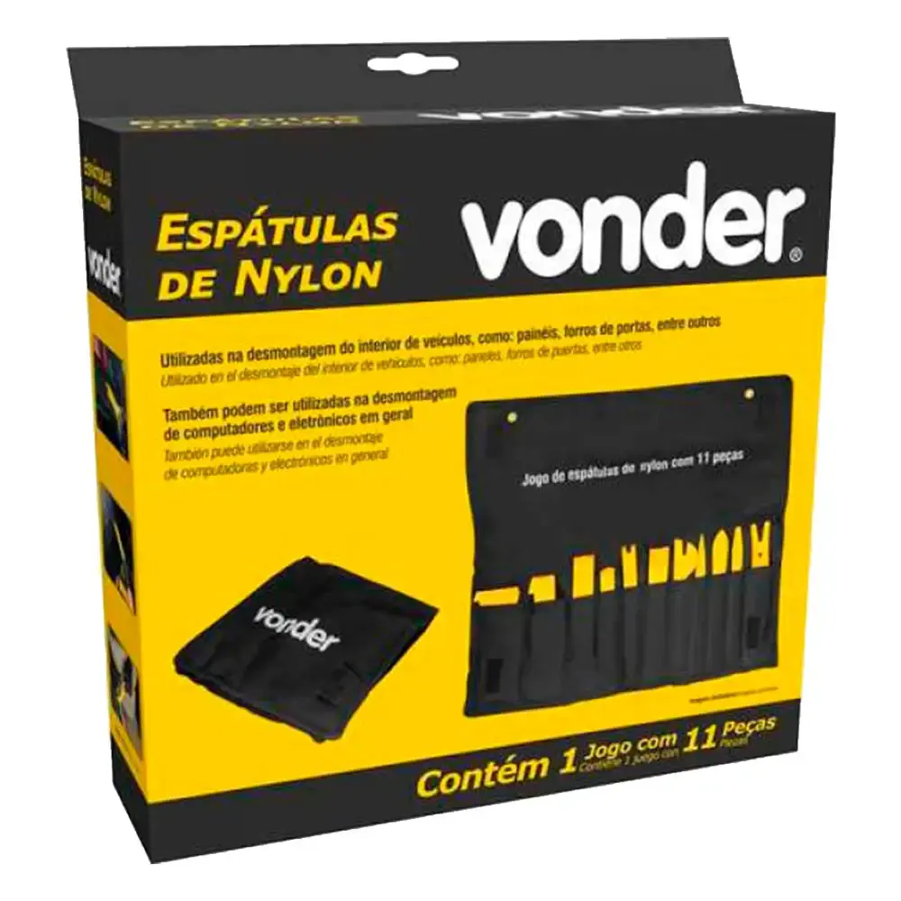 Espátulas de nylon com 11PÇS 3593200011 Vonder — fotografia 2