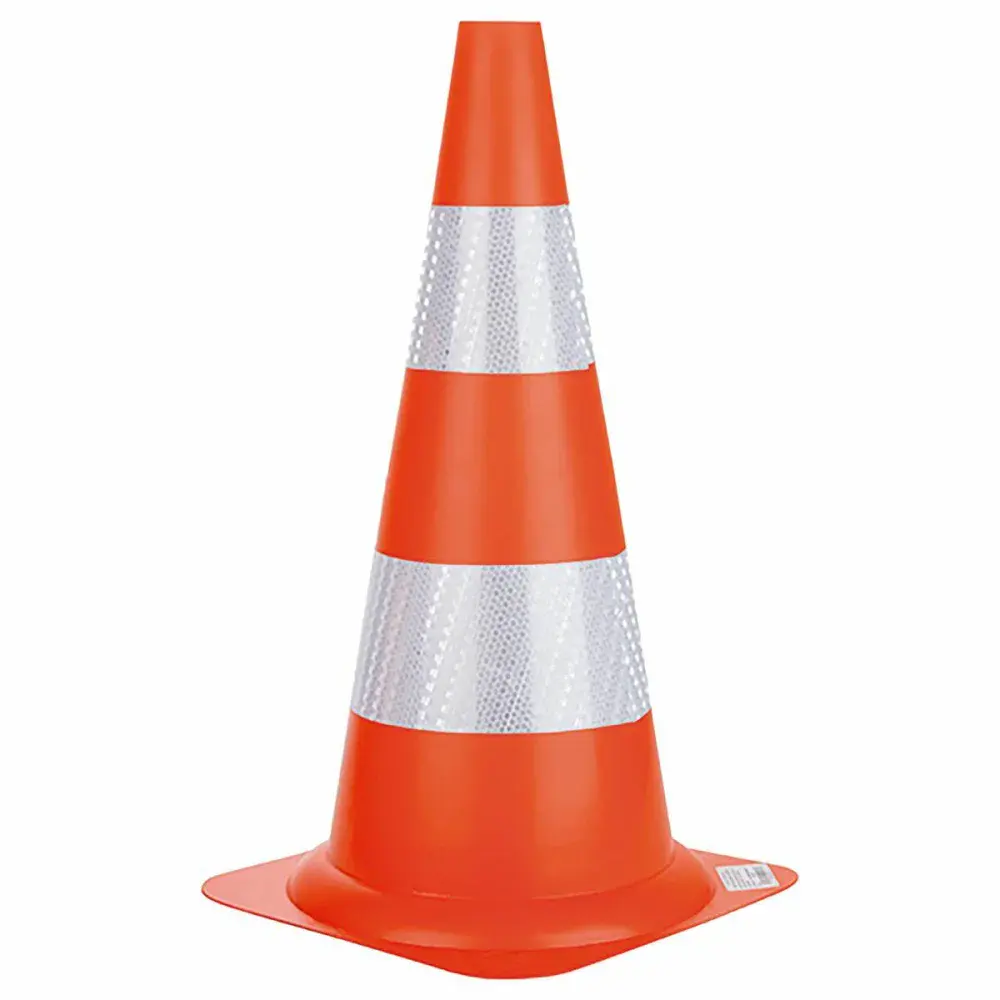 Cone flexível refletivo 50CM lj delta plus Deltaplus — fotografia de referência