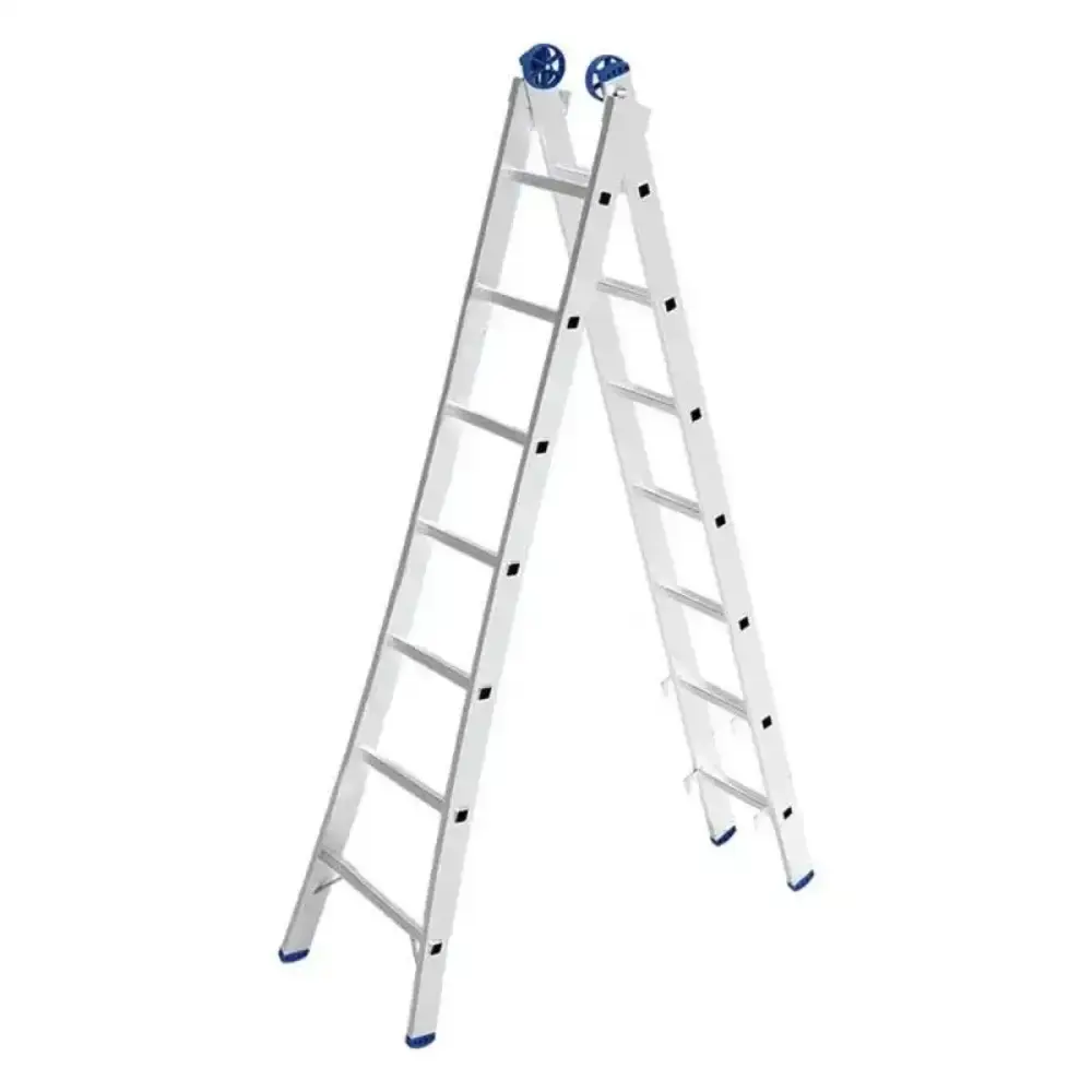 Escada de Alumínio Extensiva 2 x 7 Degraus 2,25 x 3,65 Metros 5203 MOR