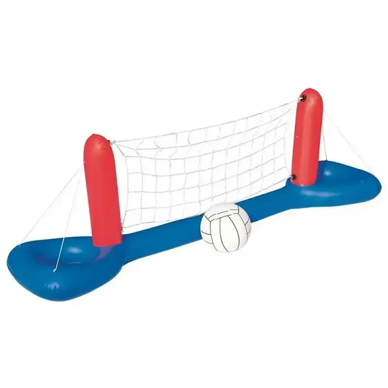 Vôlei inflável play center para piscina kit com bola e rede Mor — fotografia 3