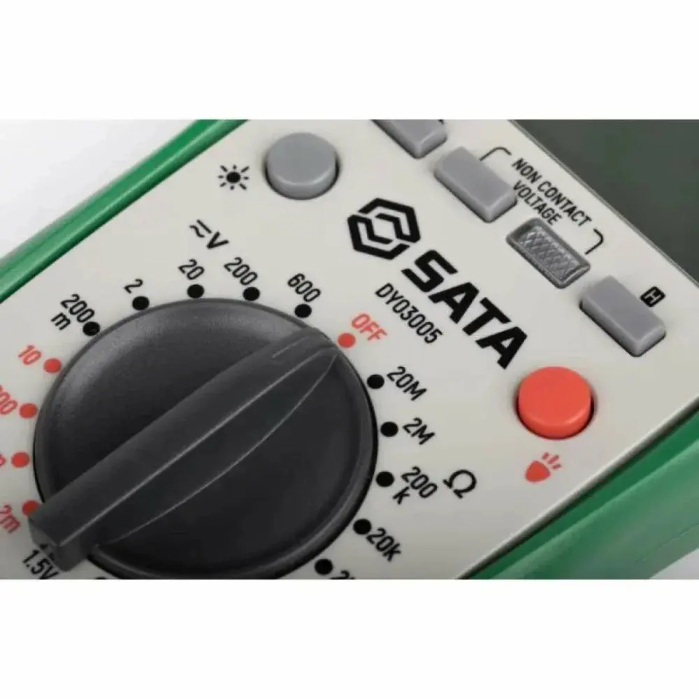 Multímetro digital cat ii 600V com medição sem contato Sata — fotografia 12