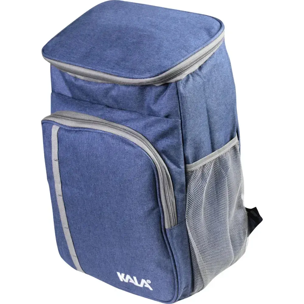 Mochila térmica com 2 bolsos frontais 18L azul Kala — fotografia 6