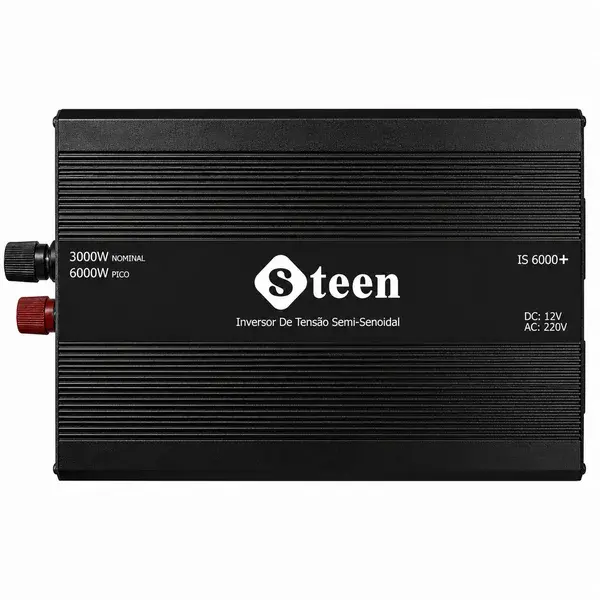 Inversor de tensão IS6000-1 semi senoidal 12V/220V - Steen