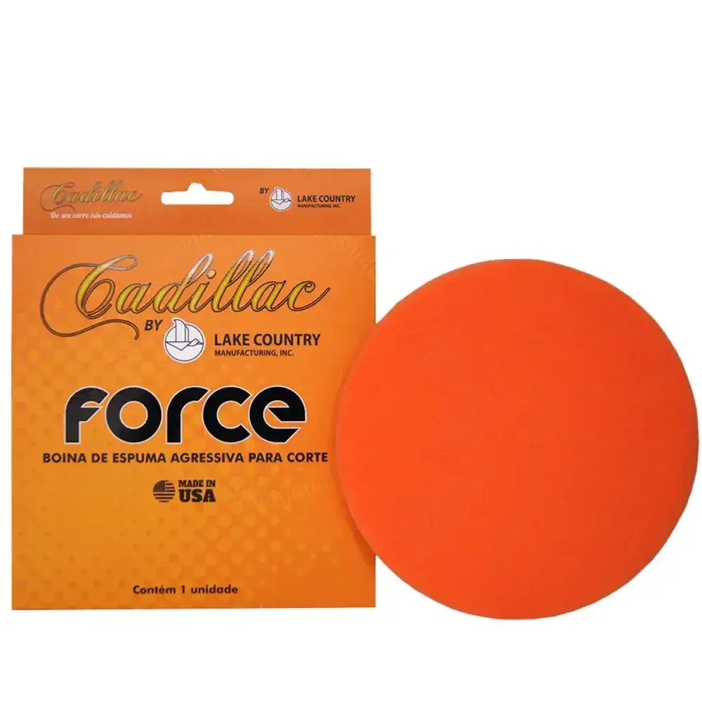 Boina para polimento force 3,5 laranja Cadillac — fotografia 2
