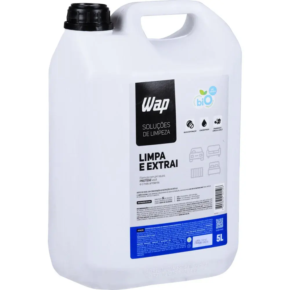 Detergente para extratora limpa e extrai 5L Wap — fotografia 2