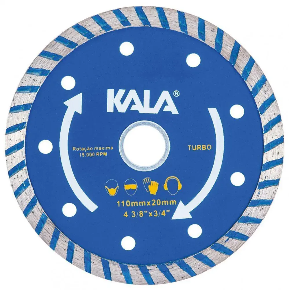 Disco diamantado turbo 4.3/8MM 15000RPM Kala