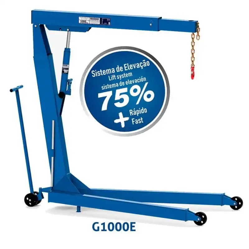 Guincho hidráulico 1 TON lift system com prolongador G1000E Bovenau — fotografia 2