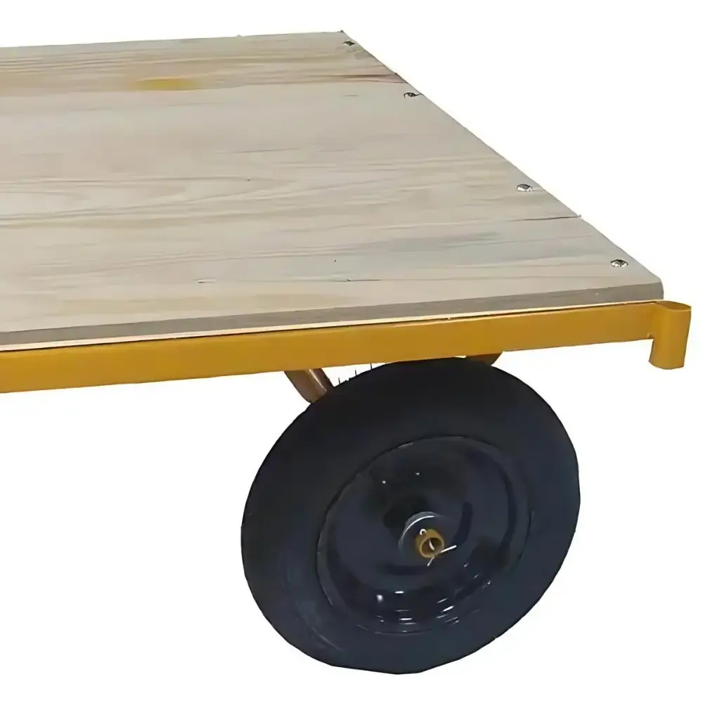 Carrinho plataforma de madeira 1500X750 MM 600 KG MPR-600 Evald — fotografia 4
