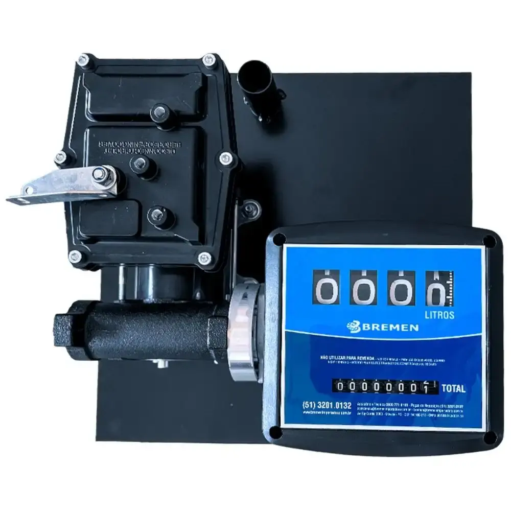 Kit de abastecimento para gasolina 12V 50L/MIN com medidor mangueira e bico automático Bremen — fotografia 2