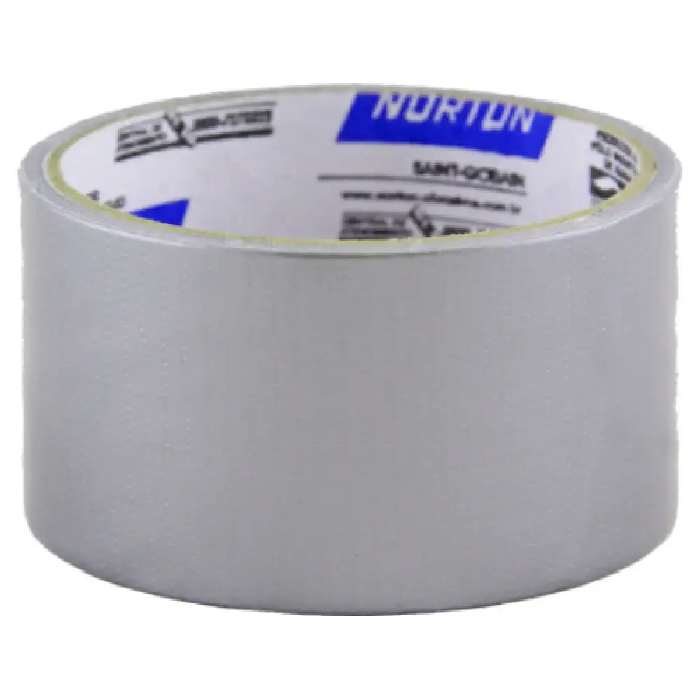 Fita Silver Tape 48 mm x 10 m com 2 Unidades NORTON — fotografia 2