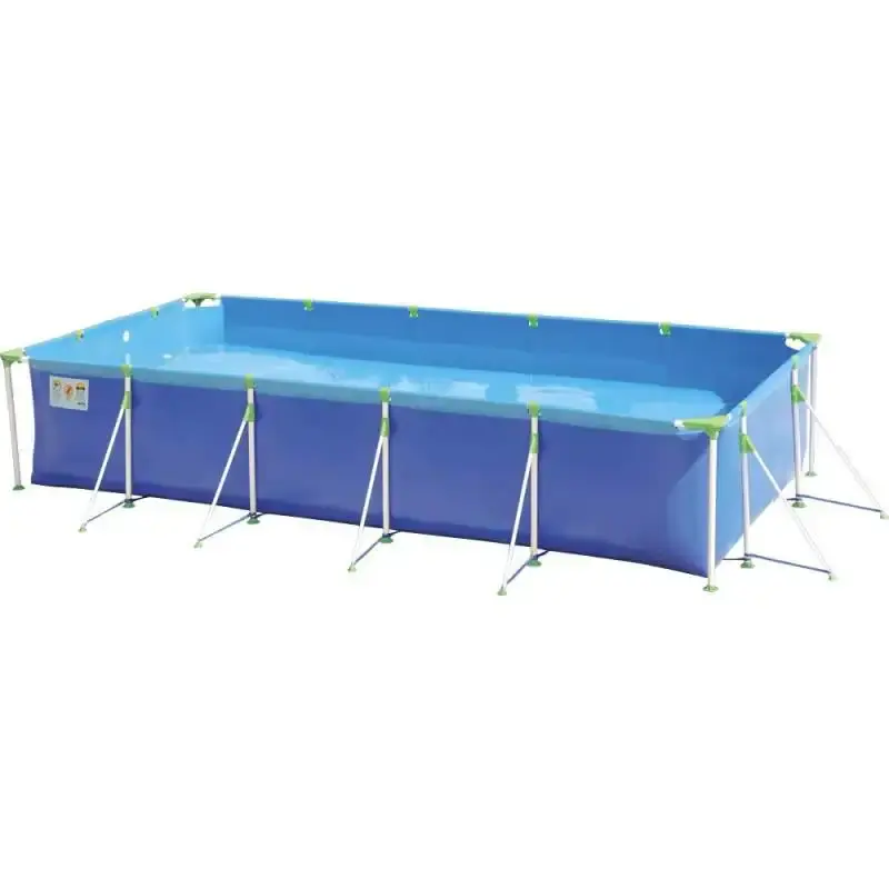Piscina com Armação 10.000 Litros 442 x 270 x 84 CM MOR + Bomba Filtrante 220 V — fotografia 4