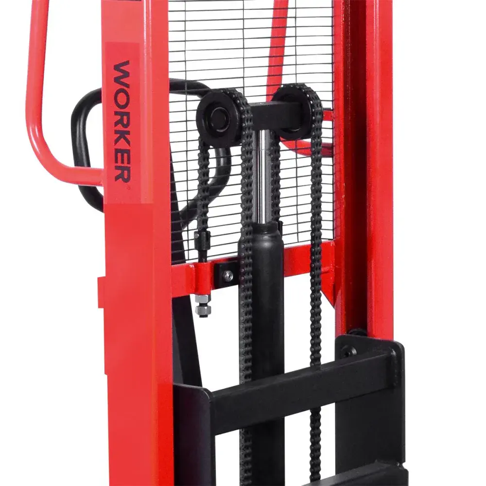 Empilhadeira manual dupla 500KG Worker — fotografia 5