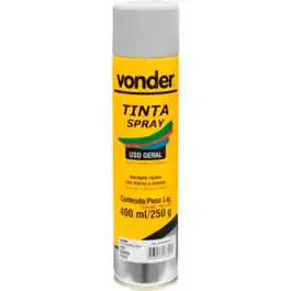 Tinta spray 400ML branco fosco Vonder — fotografia 2