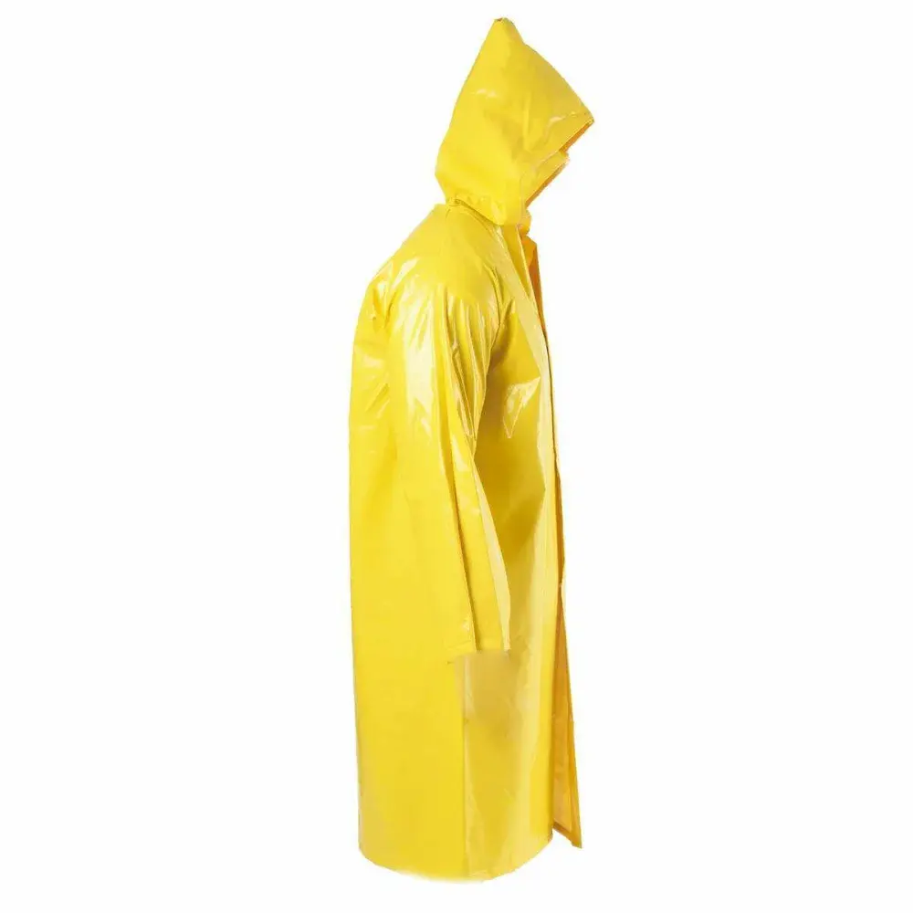 Capa de chuva trevira com capuz amarelo gg Worker — fotografia 2