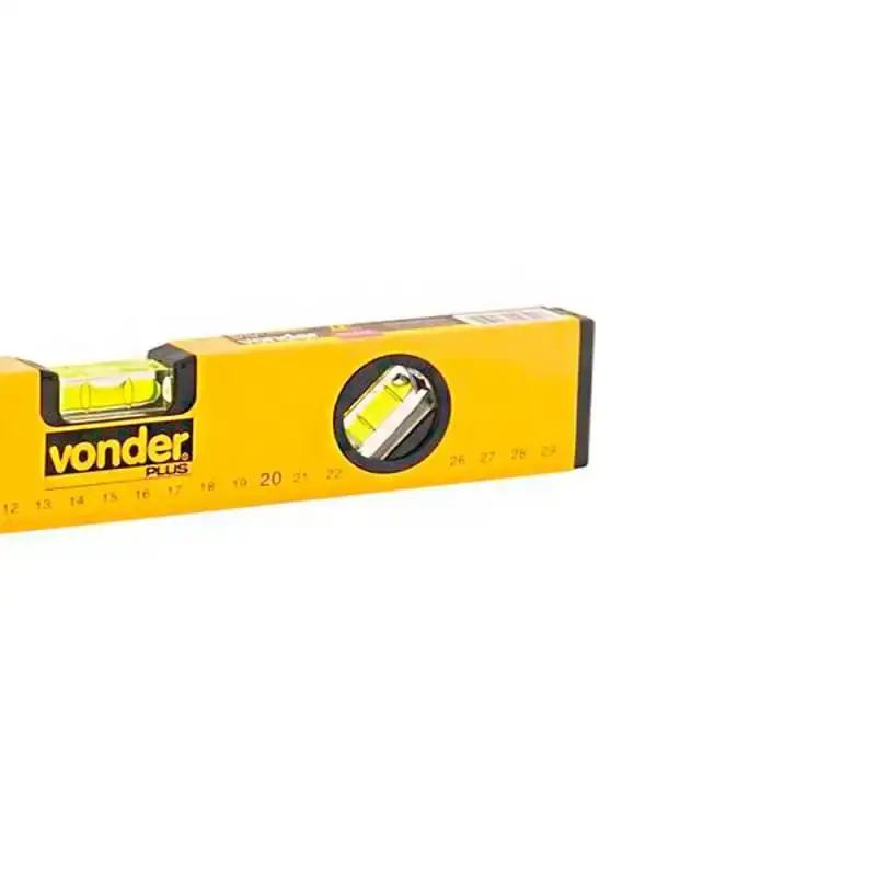 Nível de alumínio 30CM 12 POL base magnética 3535100120 Vonder — fotografia 3