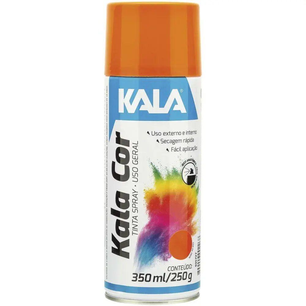 Tinta spray uso geral Kala laranja 350ML — fotografia de referência