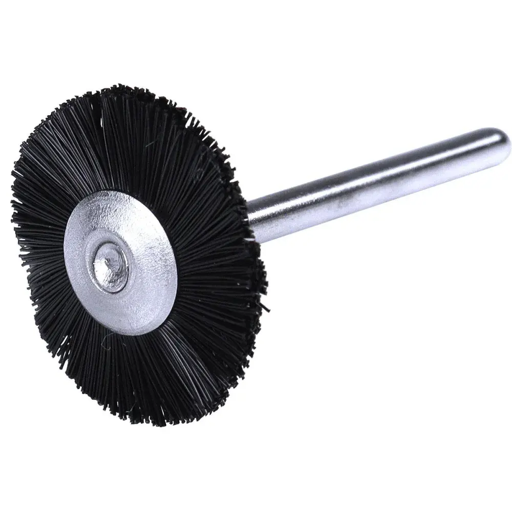 Escova circular de nylon com haste 1/8” 20MM Worker — fotografia de referência