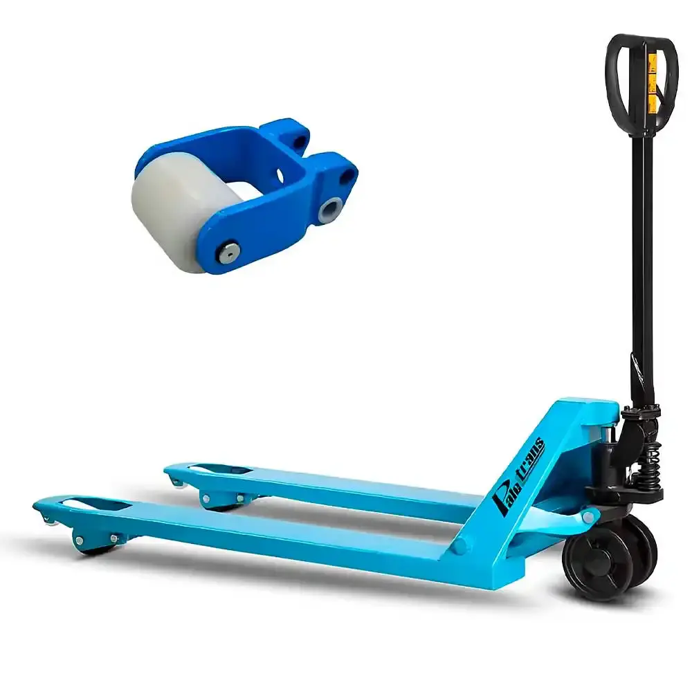 Paleteira transpalete manual 680 MM roda simples 2.500 KG TM2500 RSN Paletrans — fotografia de referência