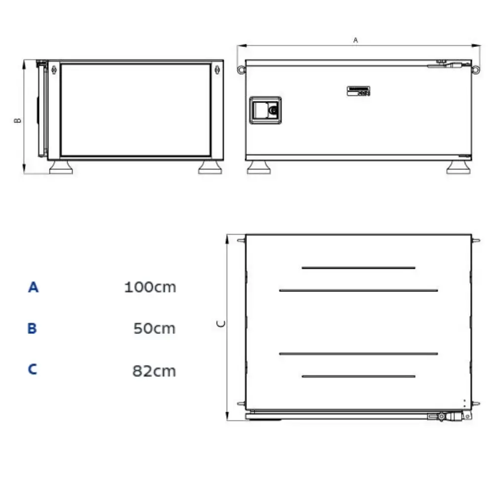 Caixa de Ferramentas PickupBox 50 x 100 x 82 CM com 153 Peças TRAMONTINA — fotografia 8