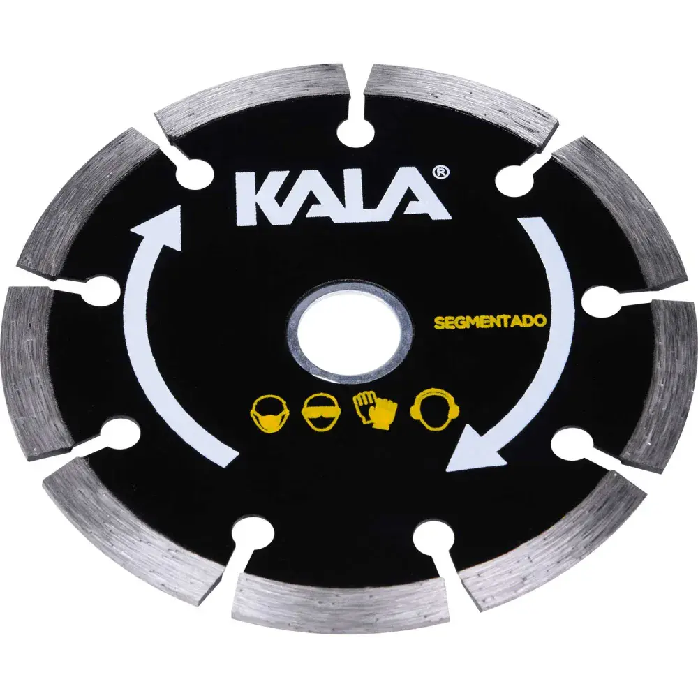Disco diamantado segmentado corte seco 110MM x 20MM Kala — fotografia 3