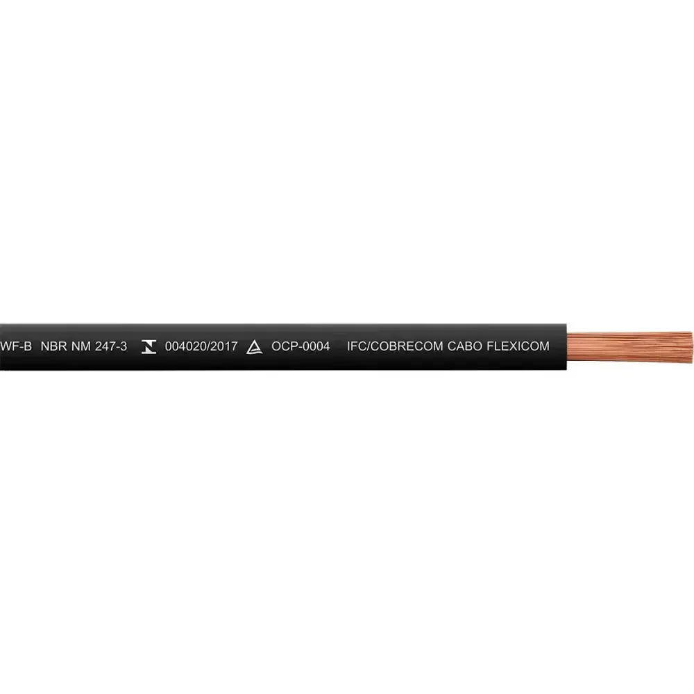Cabo flexível 1,5MM preto 450/750V 25M Cobrecom — fotografia 4