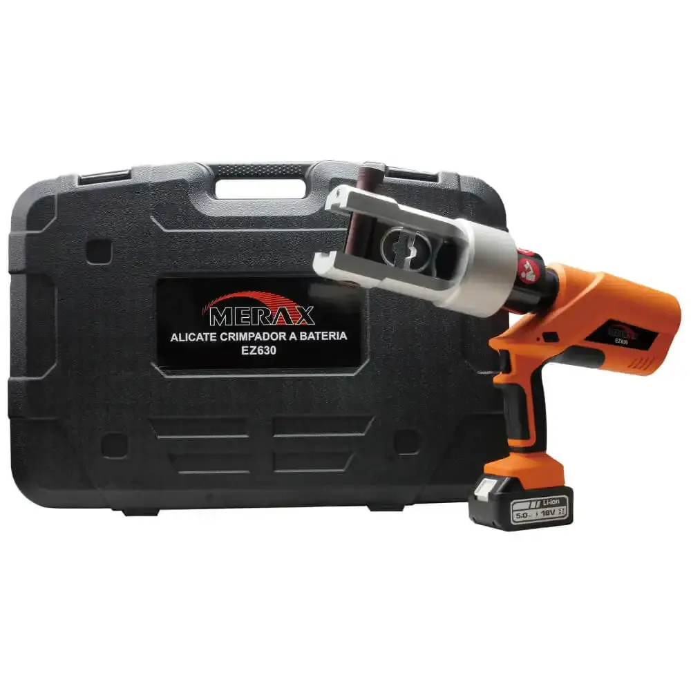 Alicate crimpador a bateria 18V 630 MM EZ630 Merax — fotografia 2