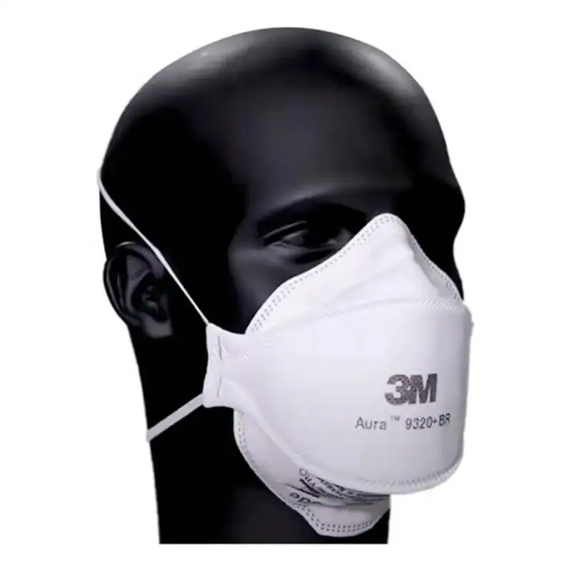 Máscara respirador PFF-2 aura 9320+BR 3 camadas kit com 3 unidades 3M — fotografia 5