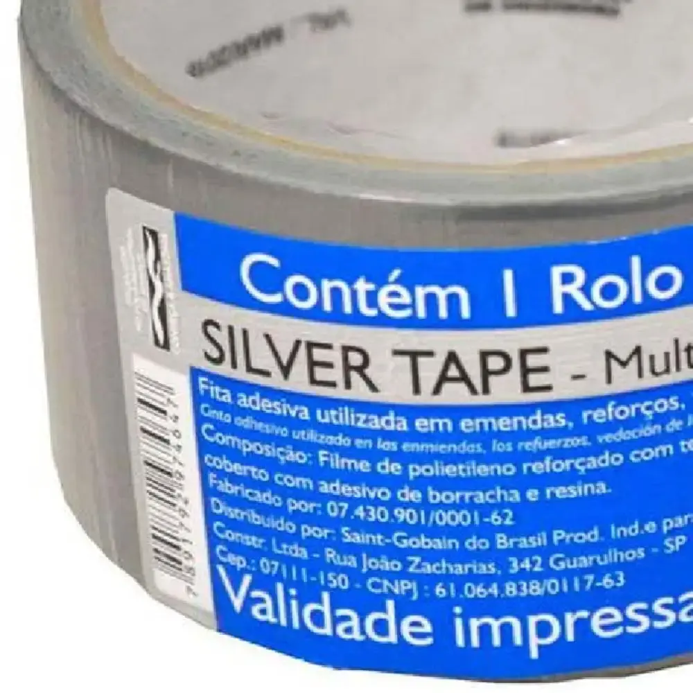 Fita Silver Tape 48 mm x 10 m com 2 Unidades NORTON — fotografia 5