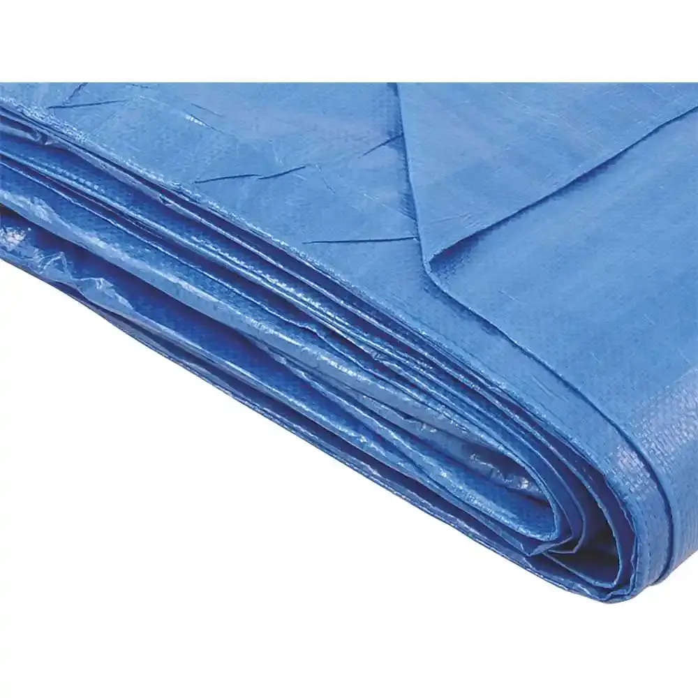 Lona Reforçada de Polietileno Azul 14m x 4m Vonder — fotografia 3