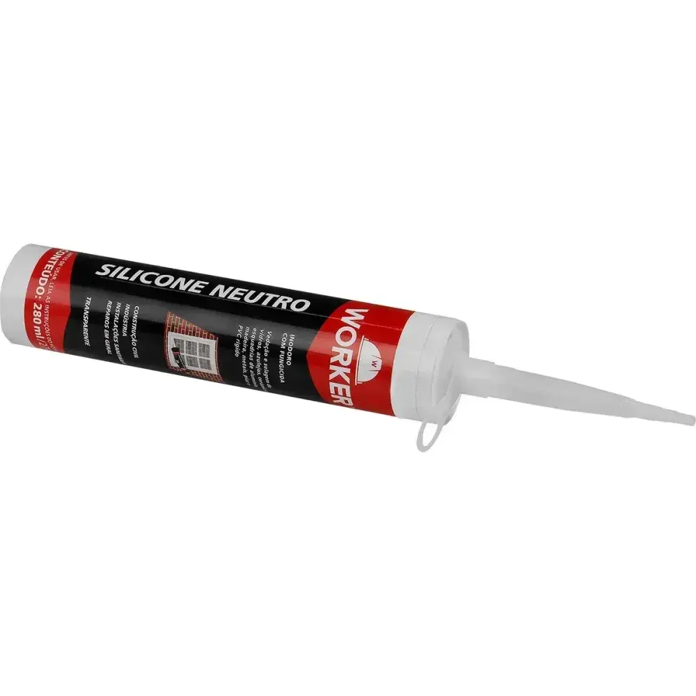 Silicone neutro transparente 280ML 274G Worker — fotografia 9