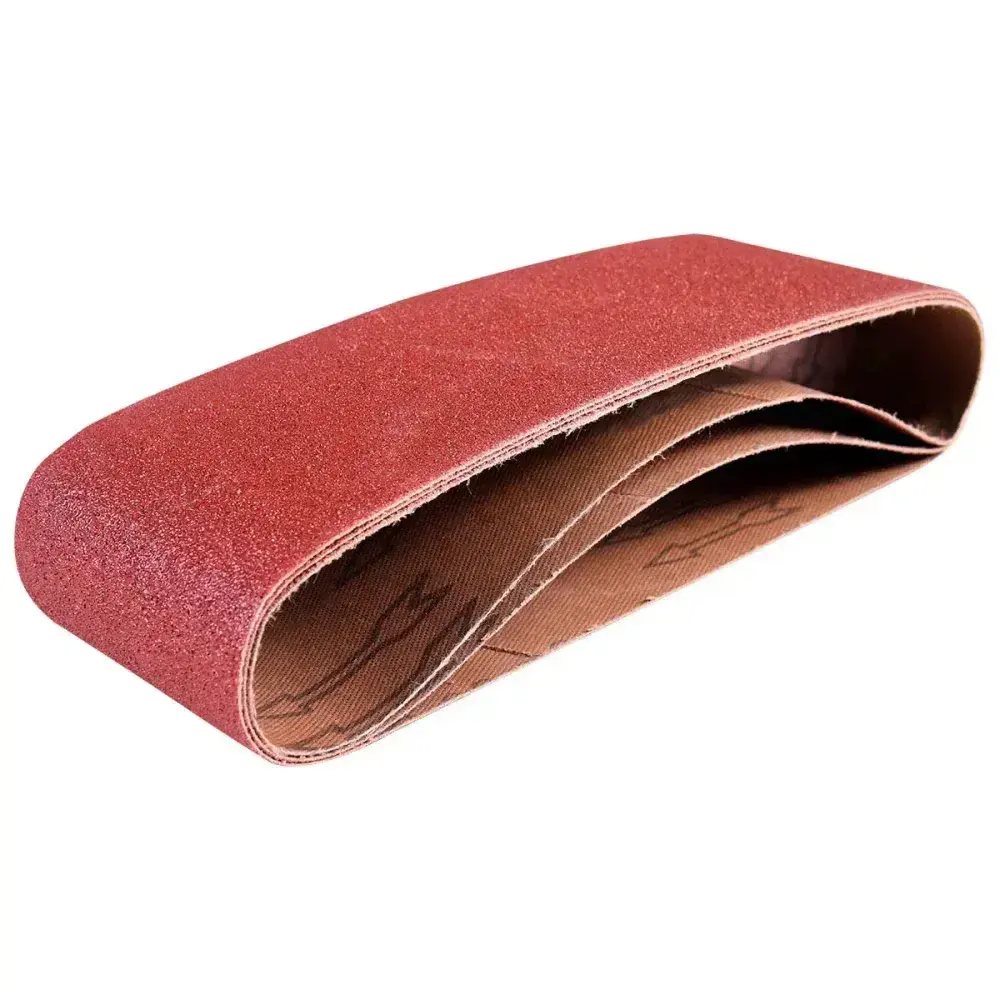 Lixa cinta 75 x 533MM grão 40 costado de lona 3 peç Worker — fotografia de referência