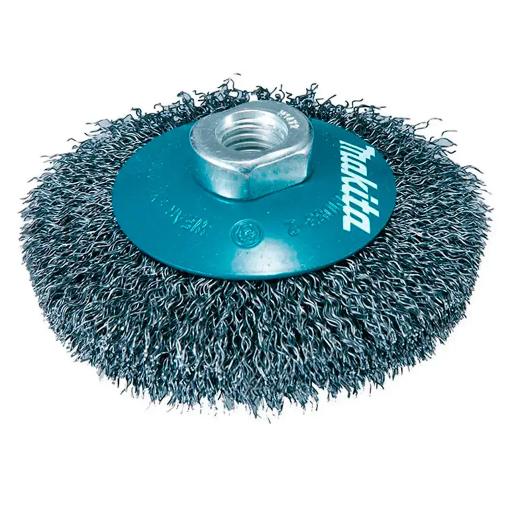 Escova circular côncava de aço ondulado 115MM Makita — fotografia de referência